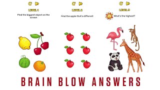 Brain Blow Genius IQ Test All Levels 20 Solutions Gameplay screenshot 3