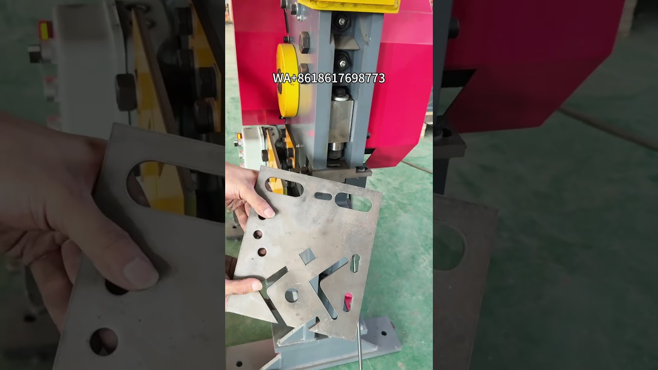 High-quality multifunctional punching and shearing machine, iron plate punching and shearing