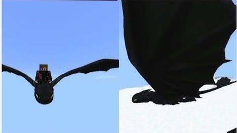 Realistic Nightfury with realistic animations!|| Toothless addon