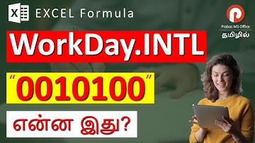 Workday.INTL - Excel Function in Tamil | Prabas MS Office