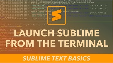 How to launch Sublime Text from the terminal | Sublime Text basics