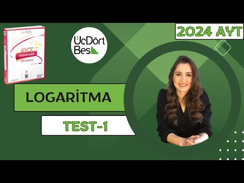 (2024) 345 AYT MATEMATİK | LOGARİTMA TEST-1 | #345 #aytmatematik #yks2024