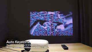 How to conduct keystone correction on NOMVDIC projectors