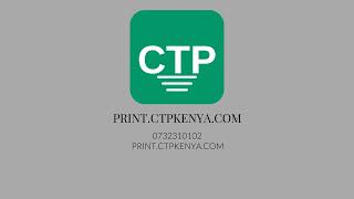 Fast Document Printing in Nairobi, Kenya | Print Online with CTP Kenya