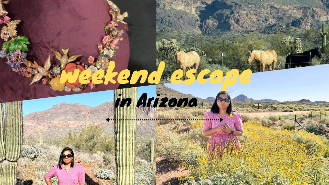 Weekend Escape in Arizona 🌵 | Hiking, Horses & Silver Shopping! Ep-1