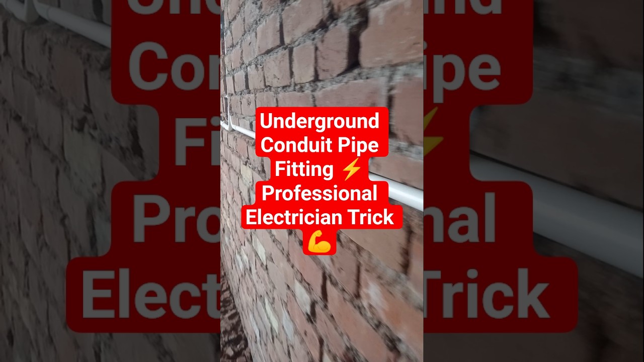 Underground Wiring Conduit Pipe Fitting💦