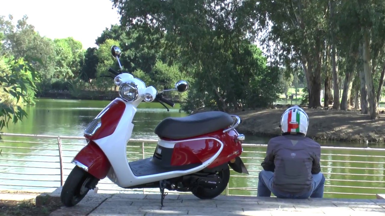 רכיבה ראשונה - דיאלים ארומה 2017 first ride - daelim aroma - YouTube