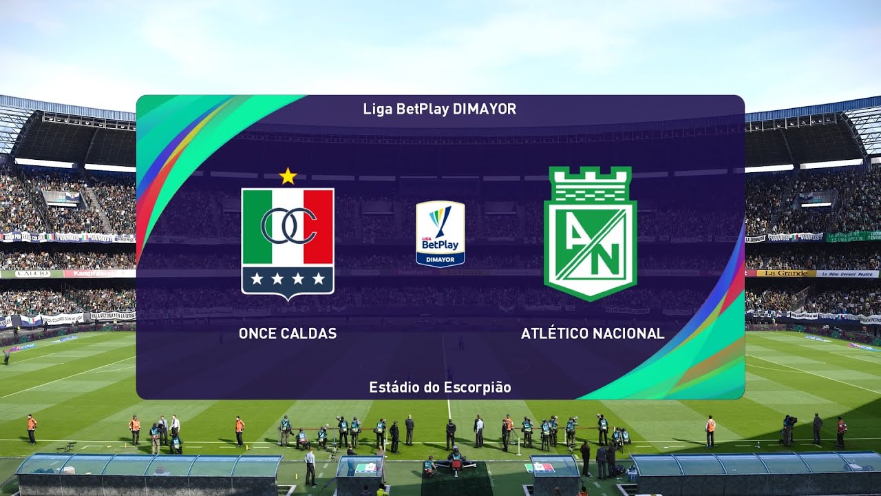 Pes 2021 Once Caldas Vs Atletico Nacional Colombia Primera A 26 09 2020 1080p 60fps Youtube