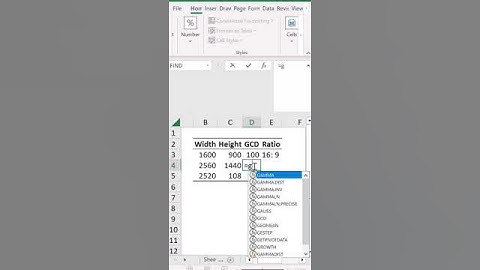CALCULATE RATIOS IN EXCEL #viral #shortvideo #youtube #youtubeshorts #subscribe #trending #shorts