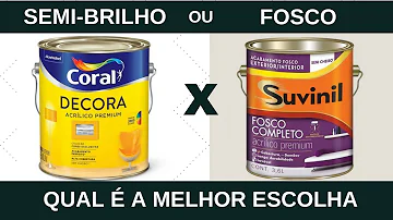 Como é que se pinta com a tinta semi-brilho?