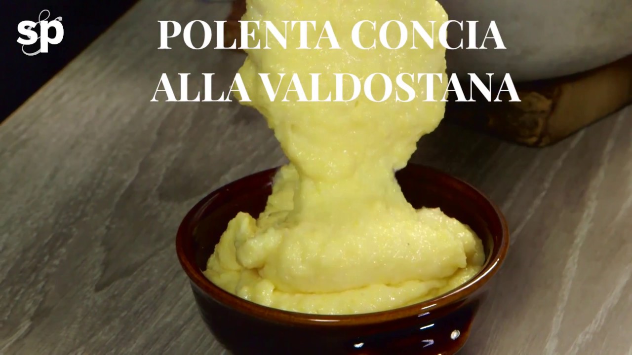 Polenta concia alla valdostana