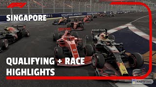 F1 2022 Singapore Grand Prix: Qualifying + Race Highlights (My Team #34)