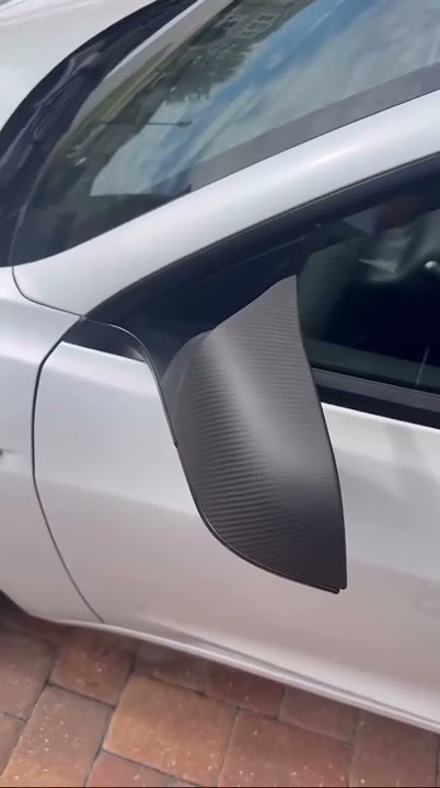 Model Y Juniper & 2020-26 | Real Carbon Fiber Mirror Caps Upgrade That Gleams!