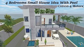 2 STOREY HOUSE DESIGN IDEAS | 4 BEDROOM MODERN HOUSE.