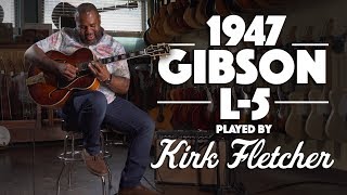 PDF Sample 1947 Gibson 5 played by Kirk Fletcher guitar tab & chords by Kirk Fletcher.