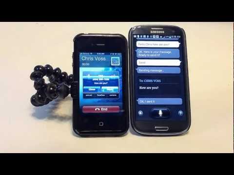 IPhone 4S Siri Vs Samsung Galaxy S3 S Voice