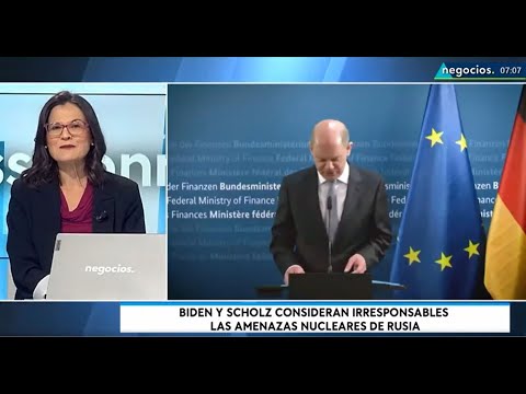 Biden y Scholz tachan de irresponsables las amenazas nucleares de Rusia