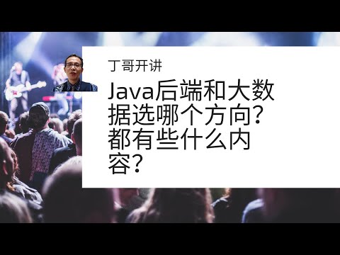 Java后端和大数据选哪个方向？都有些什么内容？