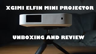 XGIMI Elfin Mini LED Home Projector | Unboxing and Review | 1080P 3D LED DLP Projector | 800 ANSI