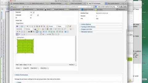 How to add a table in Joomla 2.5