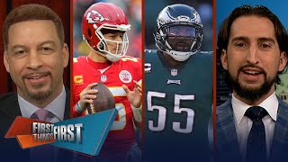 Eagles DE Brandon Graham on facing Mahomes: ‘you can’t play scared’ | NFL | FIRST THINGS FIRST