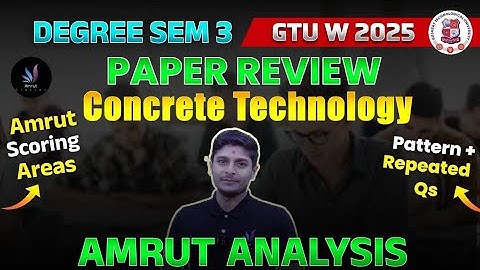 CT Paper Review | BE 3| Amrut Classes | GTU Winter 2025 Exam