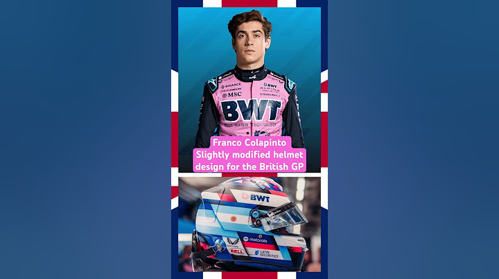 Franco Colapinto Slightly Modified Helmet Design for British GP #f1 #f1shorts #shorts #yt #uk #fyp
