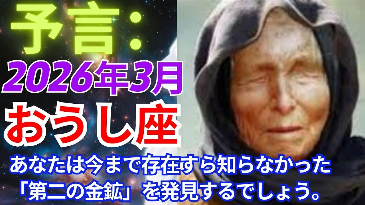牡牛座♉️3月、あなたが知らなかった“第2の金脈”が静かに動き出します。気づいた人から現実が変わる【12星座占い】