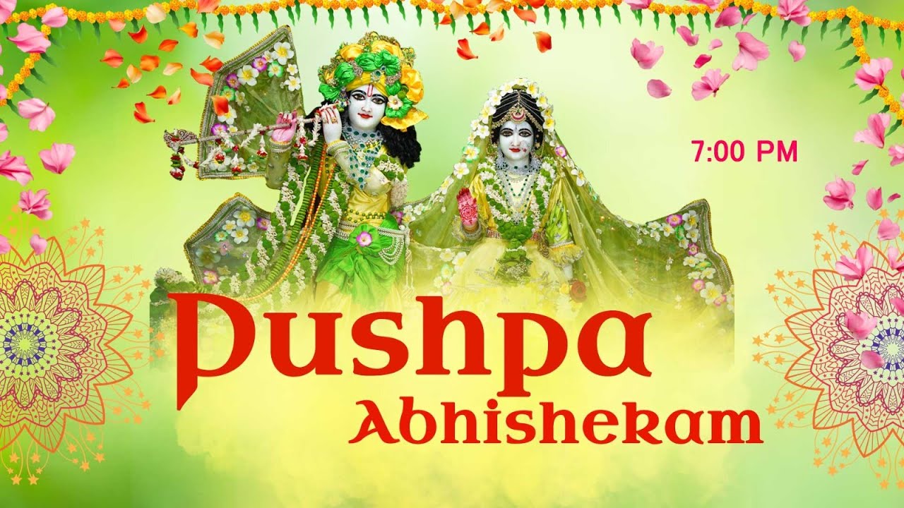 Vasant Panchami Special Pushpa Abhishek | 02-02-2025 | ISKCON Abids Hyderabad