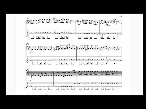 【ベースタブ譜】アカシック - 8ミリフィルム