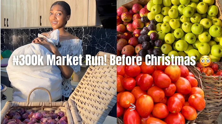 #300,000 Lagos Market Vlog - My Last Market Run Before Christmas!