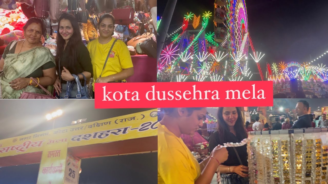 Kota Dussehra Mela || कोटा दशहरा मेला || Damayanti || #vlog #kota #kotavlog #youtube