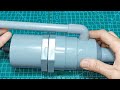 How To Make Water Pump Submersible 12V At Home,Water Pump From PVC Pipe/V21