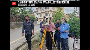 Surveying with Sanding Total Station | Step-by-Step Topographic Survey Guide 🚀