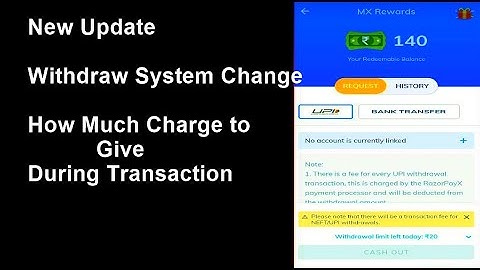 MX Player New Withdraw Update2022 | Upi & Bank Transfer | Kitna Paise Cut Hoga transfer Karte samaye