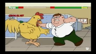 Peter vs Ernie the Chicken...with healthbars