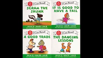 My VERY First - I Can Read - Level G | Scram the Skunk, A Good Trade, The dancing Lessons
