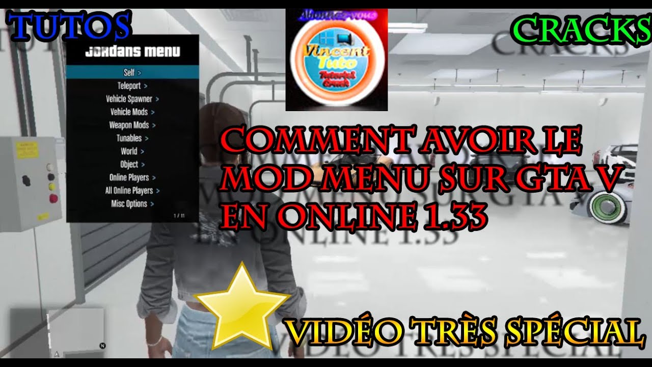 (Vidéo Spécial Tuto) Comment avoir le Mod Menu sur Gta 5 en Online 1.33 ...