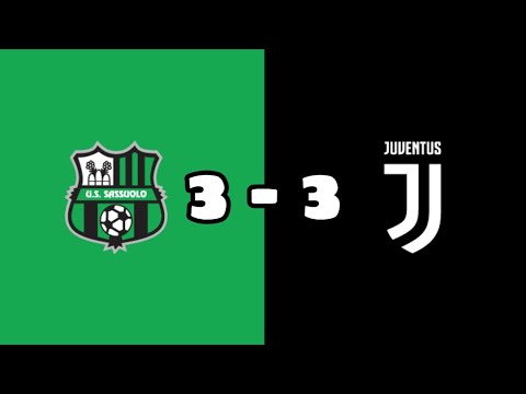 SASSUOLO VS JUVENTUS 3-3