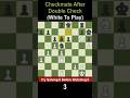 Brilliant Double Check Leads Straight to Checkmate #shorts #youtubeshorts #viral