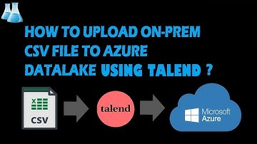 01 How to load On-prem CSV file to Azure Data Lake(blob storage) using Talend Big Data Open Studio 8