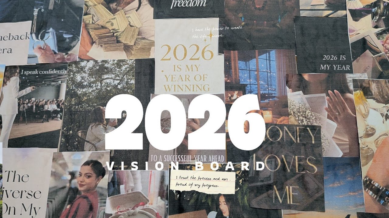 My 2026 Vision Board - YouTube