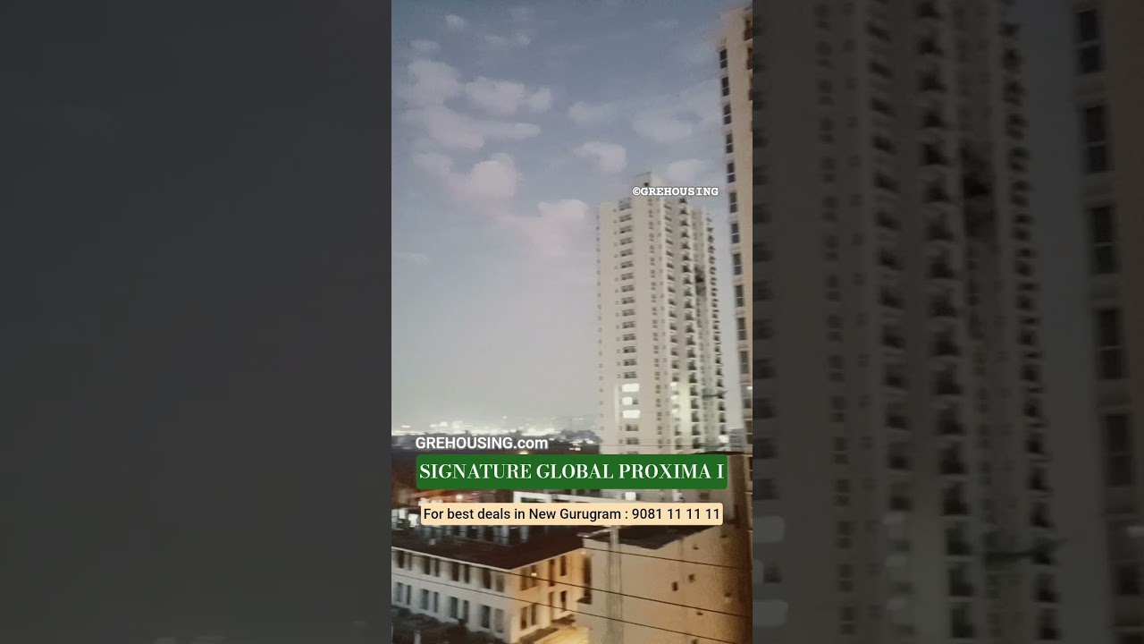 Signature Global Proxima in the heart of New Gurugram #realestate #update #property #gic #m3m #sell
