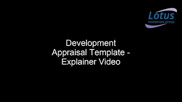 Development Appraisal Template - Tool For Property Developers