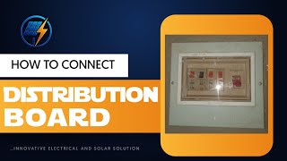 How to Connect a Single Phase Distribution Board (DB) | Electrical Design Tutorial | @AIPTECH 