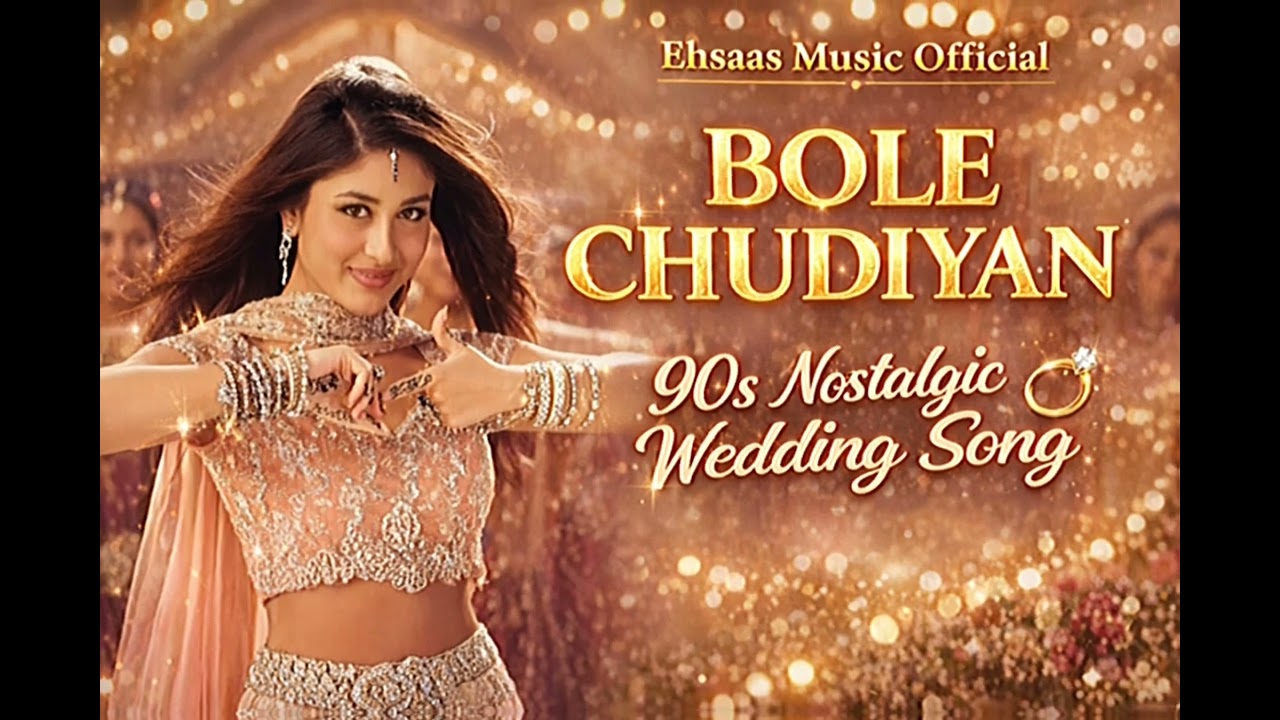 Bole Chudiyan 💛 90s Nostalgic Wedding Song | Kabhi Khushi Kabhie Gham | Ehsaas Music Official