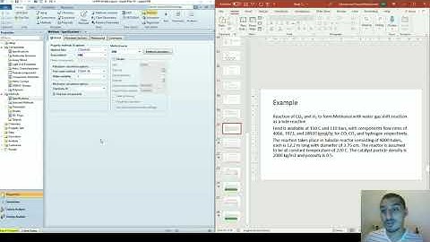 Aspen Plus in English | Part 2 | 34 | Kinetic Reactors - 8 PFR with LHHW kinetics