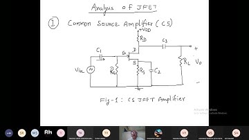 Lecture 30: Common Source JFET