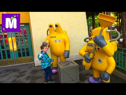 Париж День 3 Диснейленд катаемся на машинках и на карусели ночное шоу Disneyland Park Paris