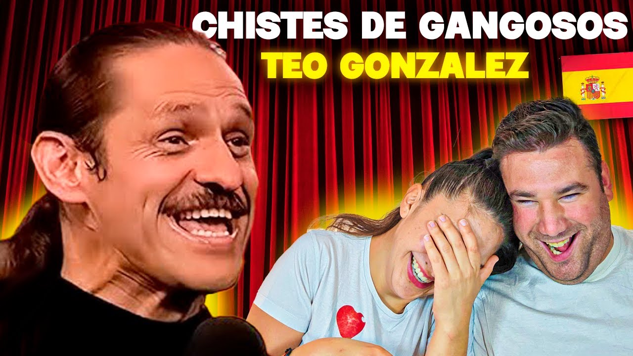 ESPAÑOLES REACCIONAN a CHISTES DE GANGOSOS - TEO GONZALEZ  *no paramos de reír* 🤣🤣